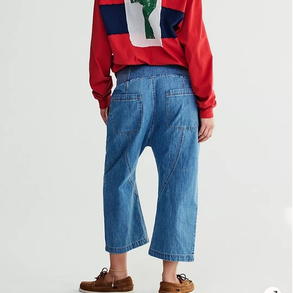 We The Free Lnan Crop Harem Jeans Size L - Picture 11 of 11